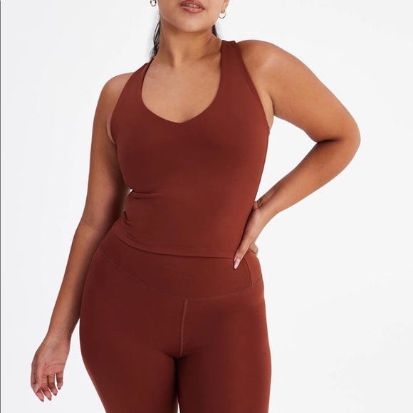 girlfriend collective Tops - Girlfriend Collective Mahogany Float Flow Tank M G4